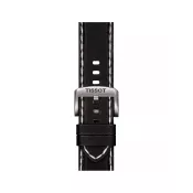 Tissot Official Black Leather Strap Lugs 22 mm T852.044.982