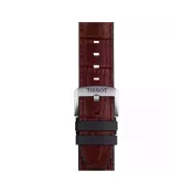 Tissot Official Brown Leather and Rubber Parts Strap Lugs 22 mm T852.046.767