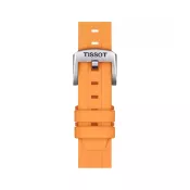 Tissot Official Orange Silicone Strap Lugs 18 mm T852.047.452