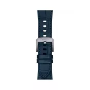 Tissot Official Dark Blue PRX 40mm Leather Strap With Steel Endpiece T852.047.701