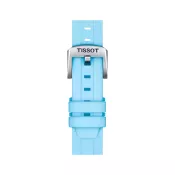 Tissot Official Blue Silicone Strap Lugs 18 mm T852.047.450