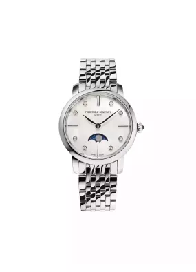 Frederique Constant Classics Slimline Ladies Moonphase FC-206MPWD1S6B