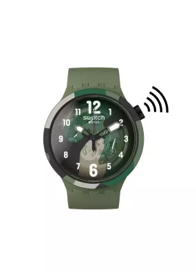 Swatch Look Right Thru Green Pay! SB05G108-5300