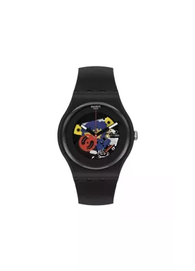 Swatch Black Lacquered SO29B107