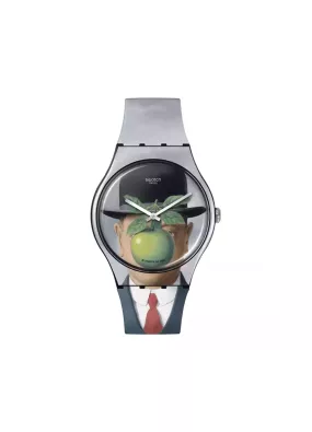 Swatch Le Fils De L'homme By Rene Magritte SUOZ350