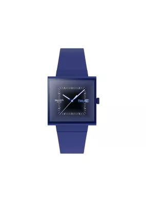 Swatch Squarely Blacklight SO34N700